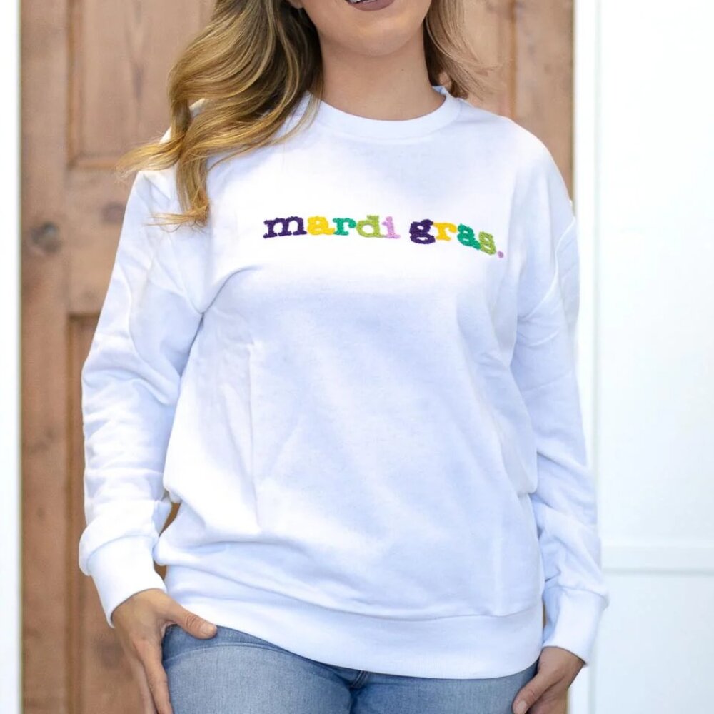 NWT Mardi Gras Sweatshirt